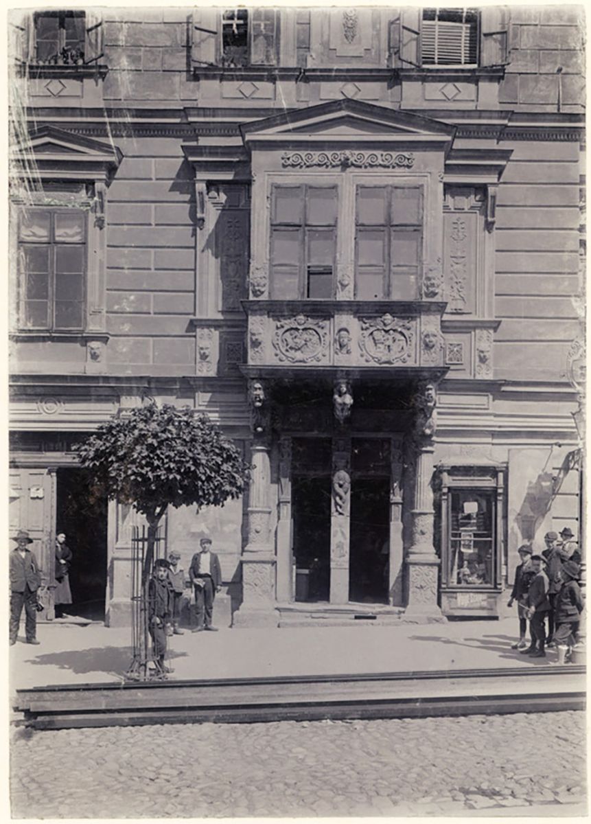 Besztercebánya (Banská Bystrica, Szlovákia), Ébner-ház, 1908 (MÉM MDK Fotótár, ltsz. 024.827P) 