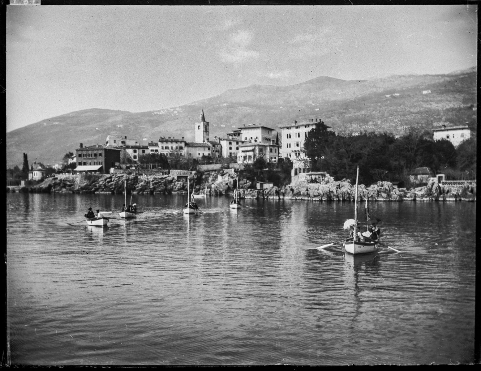 Lovran (Horvátország), látkép, évszám nélkül (ltsz. 030.005N)