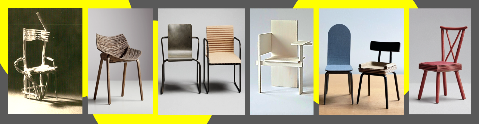 Különböző színű és anyagú makettszékek