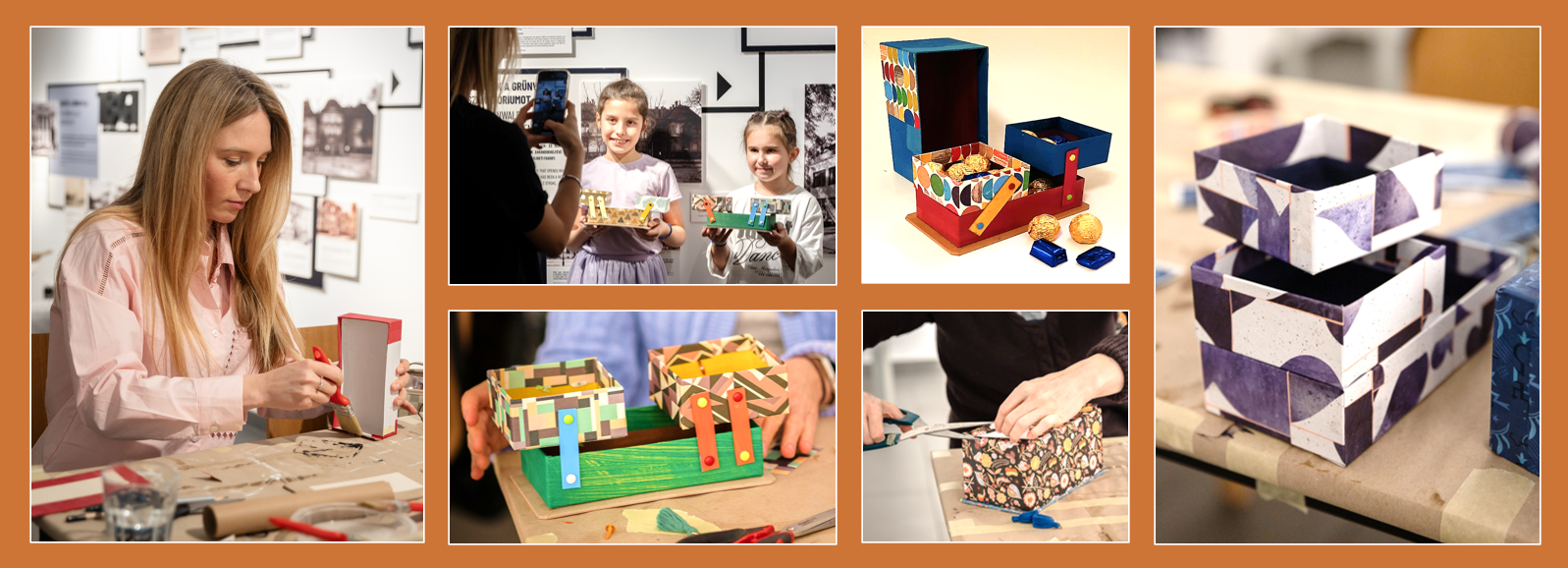 Képek a bonbonosdoboz készítő workshopról 