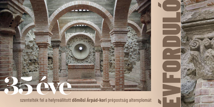 35 éve szentelték fel a helyreállított dömösi Árpád-kori prépostság altemplomát