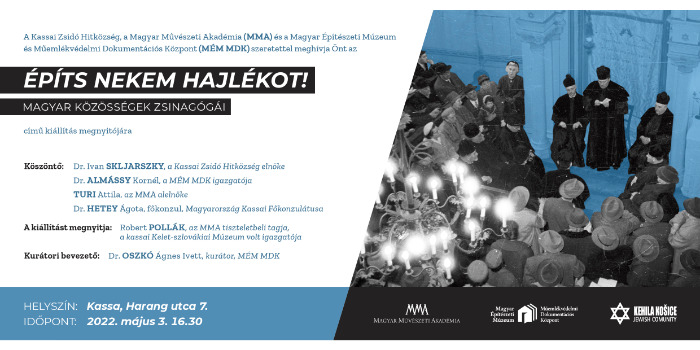 Építs nekem hajlékot! Magyar közösségek zsinagógái