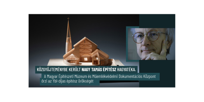 Intézményünkbe került Nagy Tamás építész hagyatéka