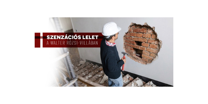 Szenzációs lelet a Walter Rózsi-villában!