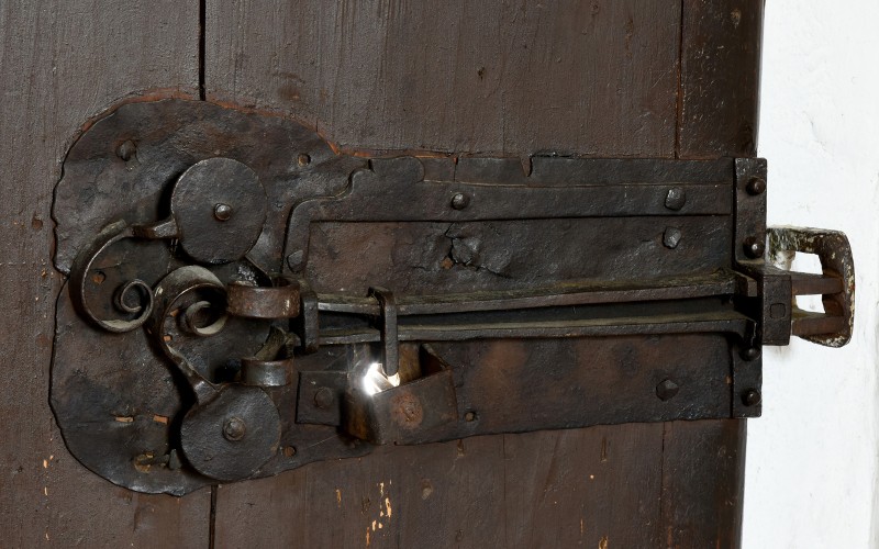 északi kapu zárszerkezete