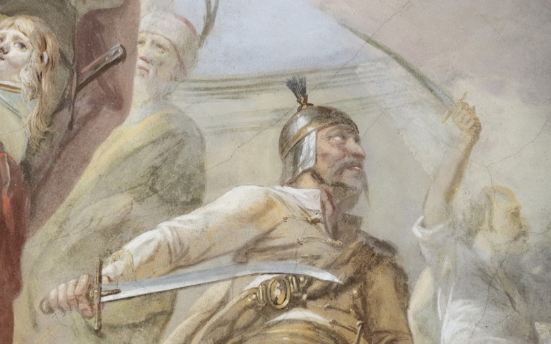 Zalakomár, I. András visszaállítja a kereszténységet, részlet 