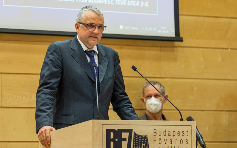 Dr. habil. Krähling János, a BME Építészettörténeti és Műemléki Tanszékének tanszékvezetője 