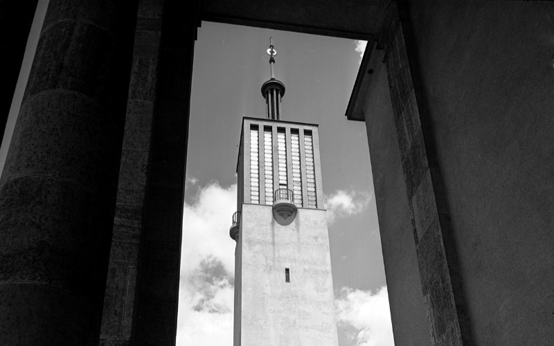 Bp. XIII., Pozsonyi út 58., Református templom tornya (ltsz. 018.067dN)