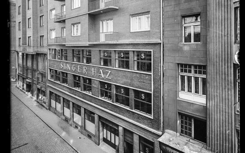 Bp. VII. Rákóczi út 14., egykori Singer-ház, 1937 (ltsz. 092.300aN)