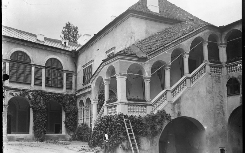 Sárospatak, Rákóczi-vár, Petrik Albert felvétele, 1910-es évek (MÉM MDK, Fotótár, ltsz. 5877P)
