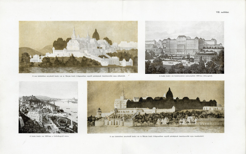 Lux Kálmán: A budai várpalota Mátyás király korában. Bp., 1920. VIII. t. MÉM MDK, Könyvtár, Rakt. jelzet: 5490