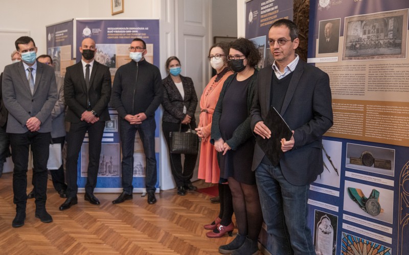 Koppány András, a Magyar Építészeti Múzeum és Műemlékvédelmi Dokumentációs Központ Kutatási Osztályának vezetője köszöntője