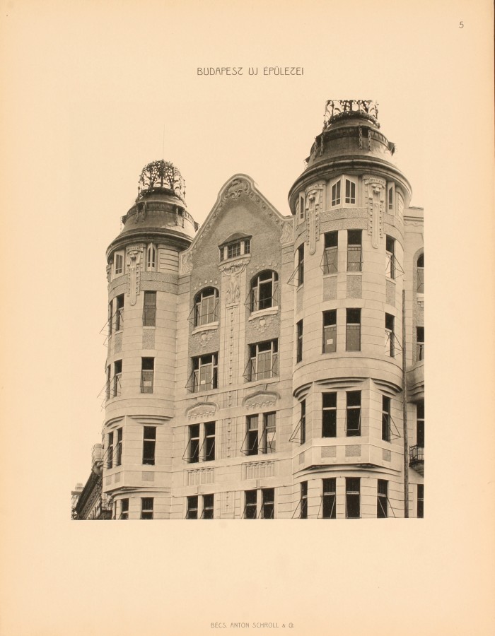 Budapest (XIV. ker.), Dózsa György út (régen Aréna) 29. – Dénes Dezső építész, 1907 (Csányi-ház)