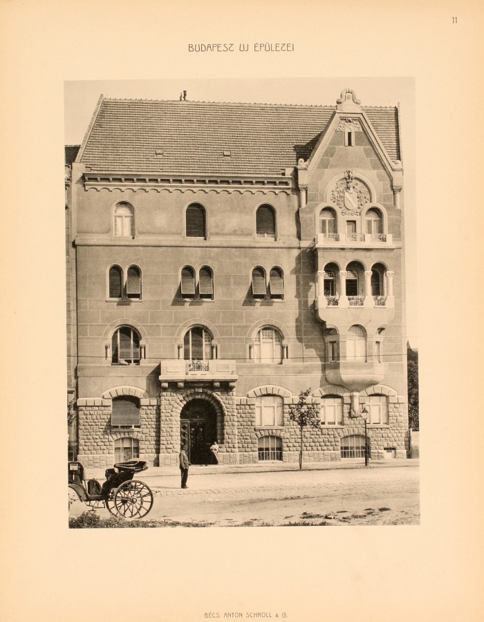 Budapest (XI. ker.), Móricz Zsigmond körtér 1. – Fischer József és Detoma Alfonz építészek, 1906 (Detoma-ház)