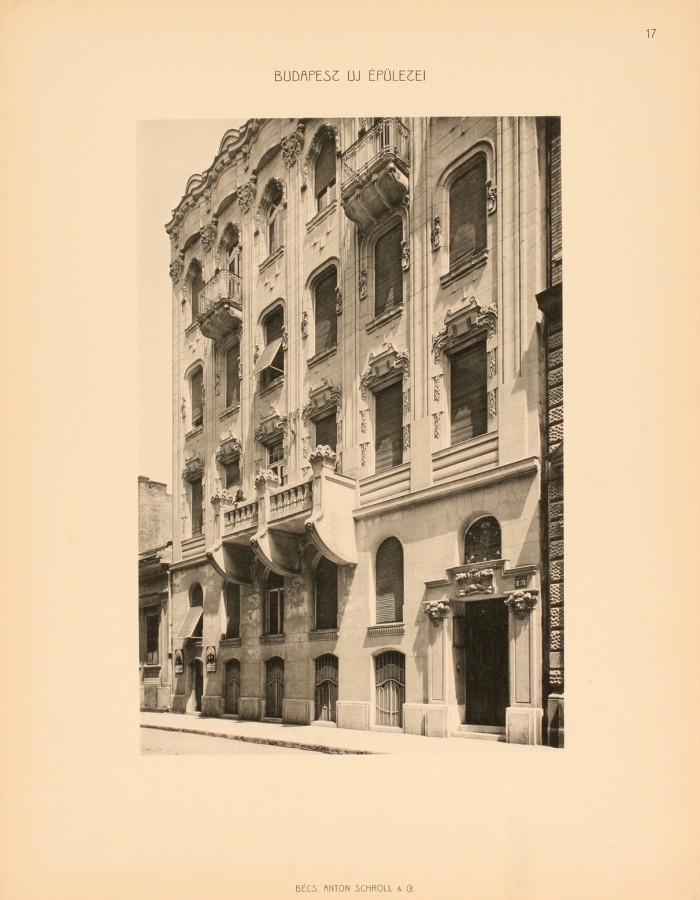 Budapest (VIII. ker.), Csokonai u. 8. – Fodor Gyula építész, 1906