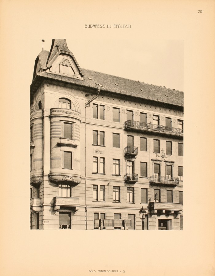 Budapest (XIII. ker.), Visegrádi u. 25. – Kármán Aladár és Ullmann Gyula építészek, [190?]