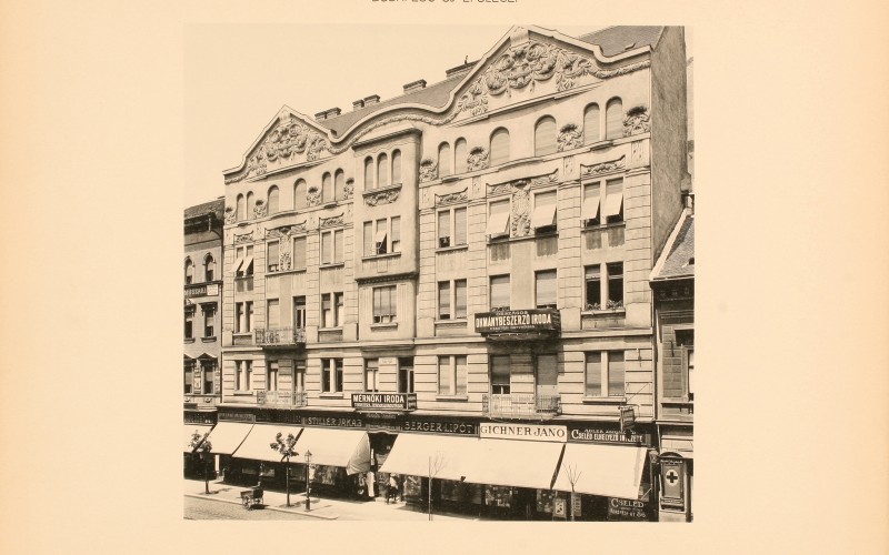 Budapest (VII. ker.), Rákóczi út 86. – Kiss Géza építész, 1906