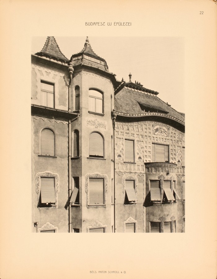 Budapest (XIII. ker.), Radnóti Miklós u. 4-6. – Komor Marcell és Jakab Dezső építészek, 1903 (Krayer-ház)