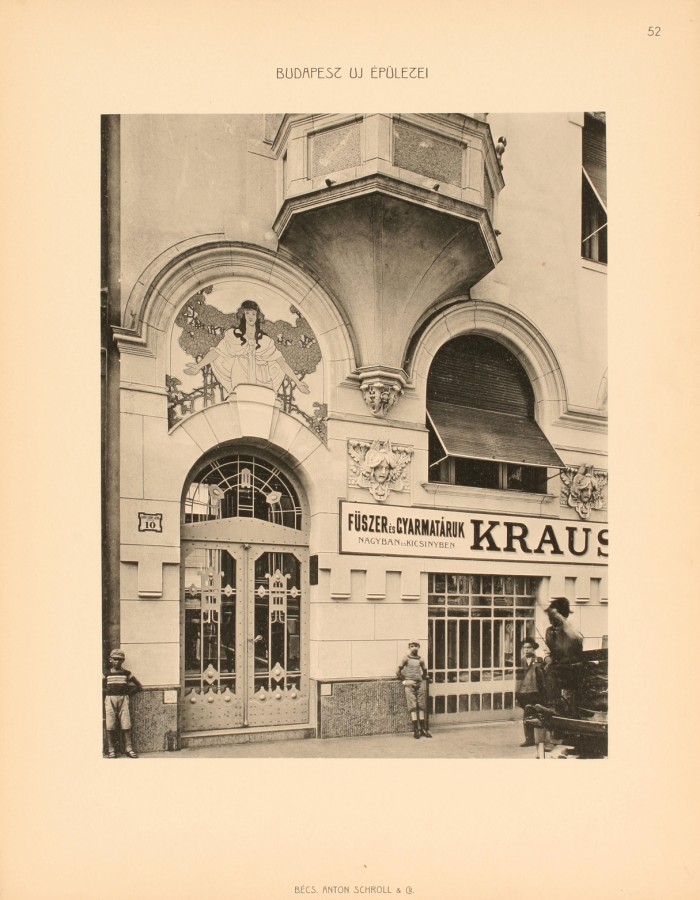 Budapest (VI. ker.), Zichy Jenő u. 10. – Révész Sámuel ás Kollár József építészek, 1903