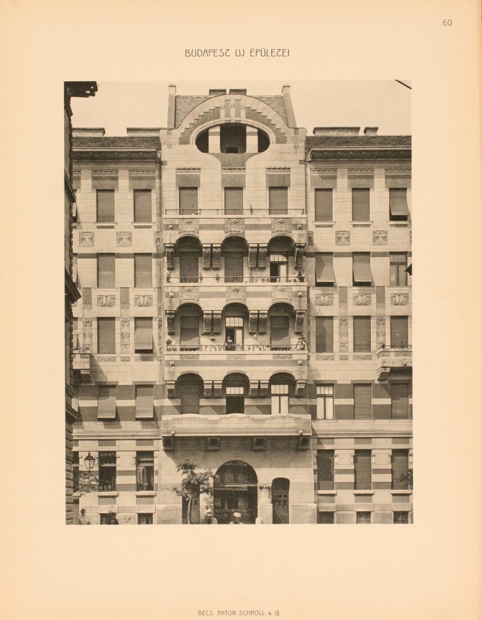 Budapest (VIII. ker.), Népszínház u. 22. (Kiss József u. 21.) – Vidor Emil építész, 1906–1907