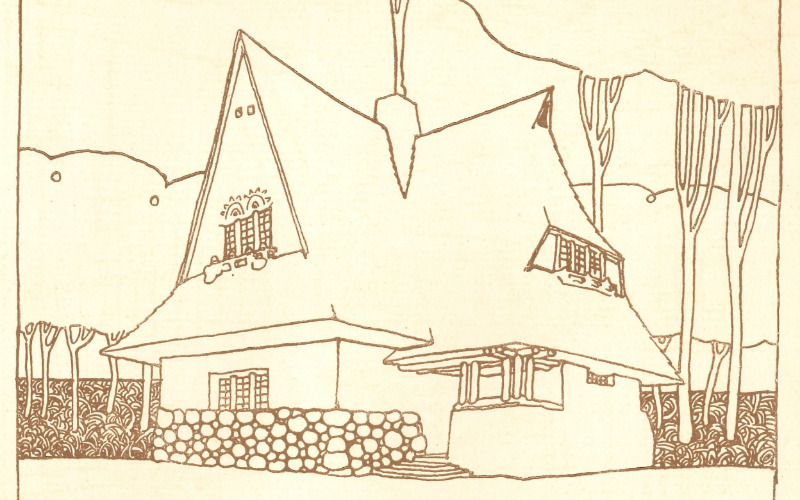 „Sógorom háza”. Tervezte: Zrumeczky Dezső. 1909. A Ház 1908. 271.