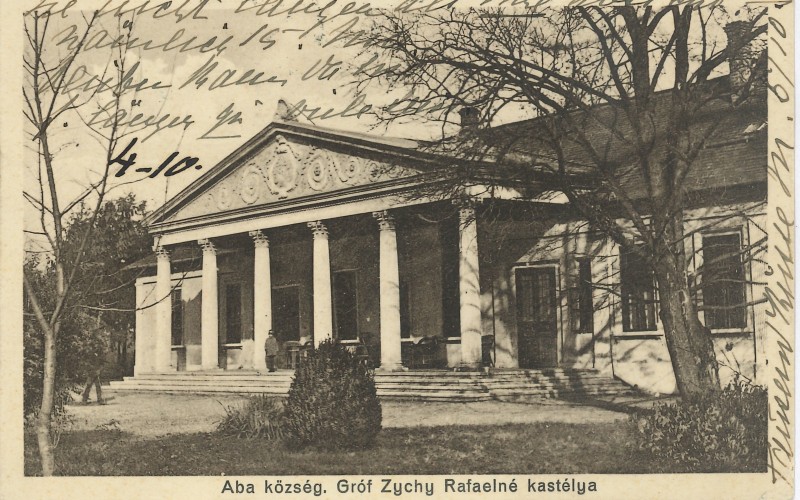 A Zichy-kastély Abán. Leicht Rezső, 1920-as évek.