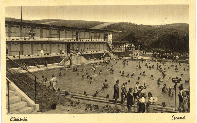 Bükkszéki strand. Barasits, 1944.