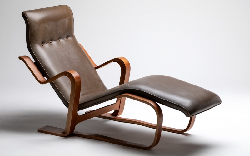 Isokon-szék a Breuer-nyaralóból, tervezte: Breuer Marcell, gyártotta a Knoll (?), 1960-as évek (?). CCMHT vásárlás, fotó: F. Tóth Gábor és Hack Róbert, MÉM MDK