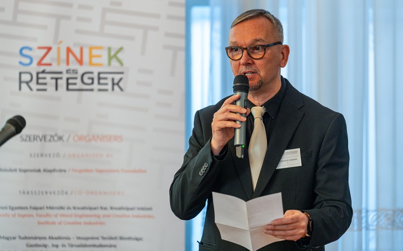 Dr. Tárkányi Sándor, a konferencia szervezője (fotó: Róth Zsigmond)