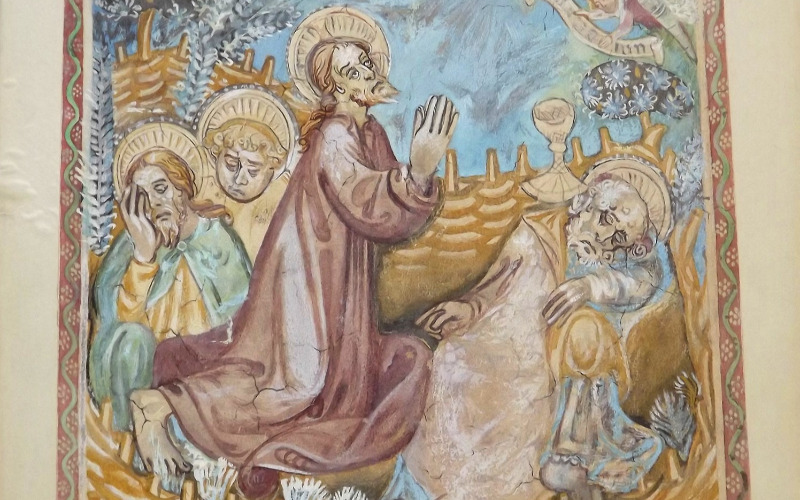 Nagytótlak, római katolikus templom, Krisztus az Olajfák hegyén, 1905. (MÉM MDK, Tervtár, ltsz. FM 586)