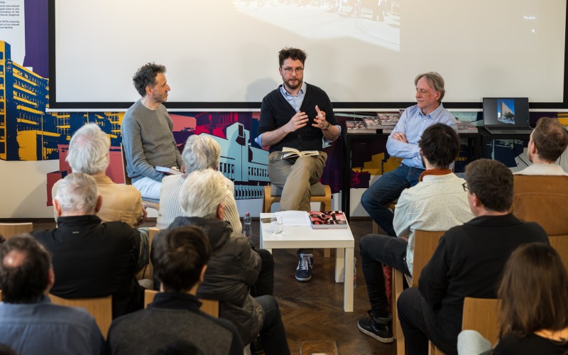 A Brutalista építészet Magyarországon c. kötet bemutatója. Fotó: Nyirkos Zsófia, MÉM MDK