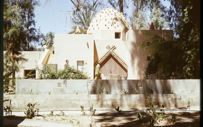 Fernand Pouillon által tervezett hotel El Meniában. Fénykép készítője: Polónyi Károly, 1976