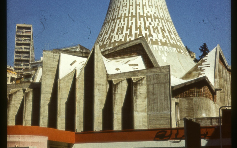 A Szent Szív Székesegyház Algírban. Fénykép készítője: Polónyi Károly, 1976