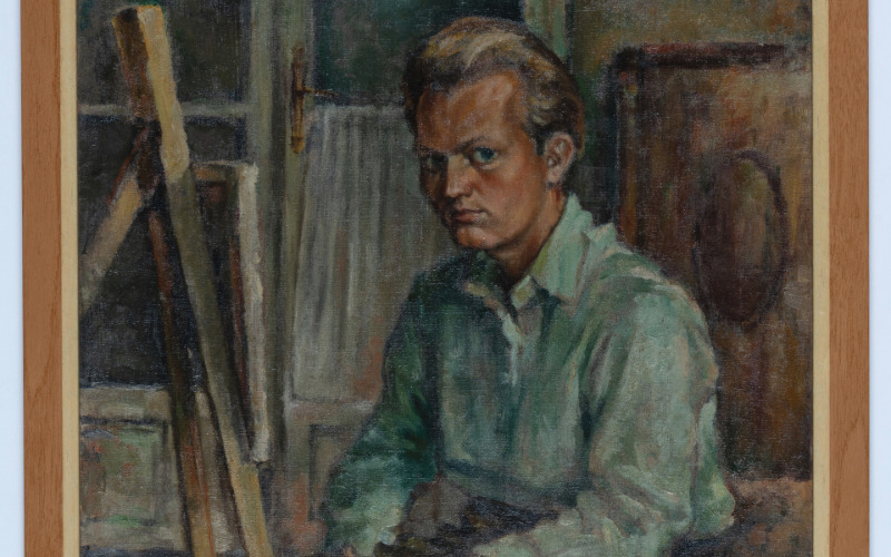 Molnár Péter fiatalkori önarcképe