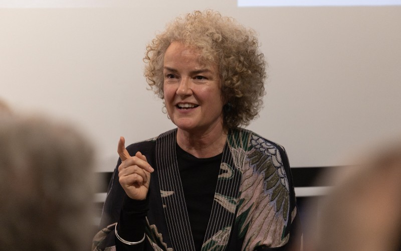 Pippa Goldfinger a Walter Rózsi-villában. Fotó: Nagy Krisztina, MÉM MDK