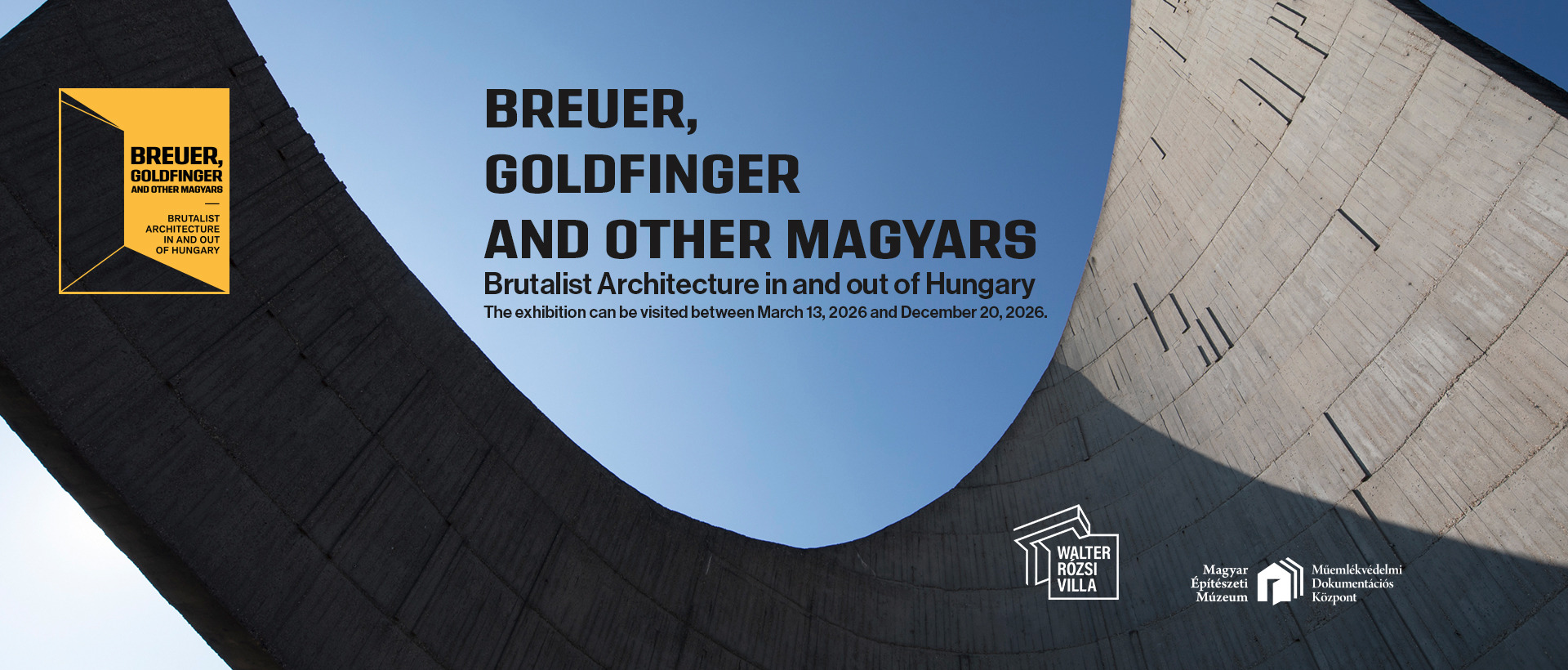 Our new exhibition on Hungarian brutalist architecture opens in March