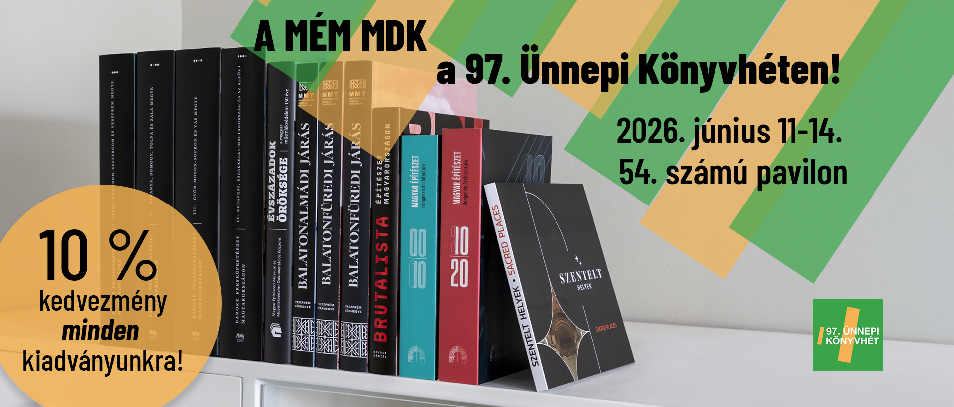 A MÉM MDK is ott lesz a 97. Ünnepi Könyvhéten