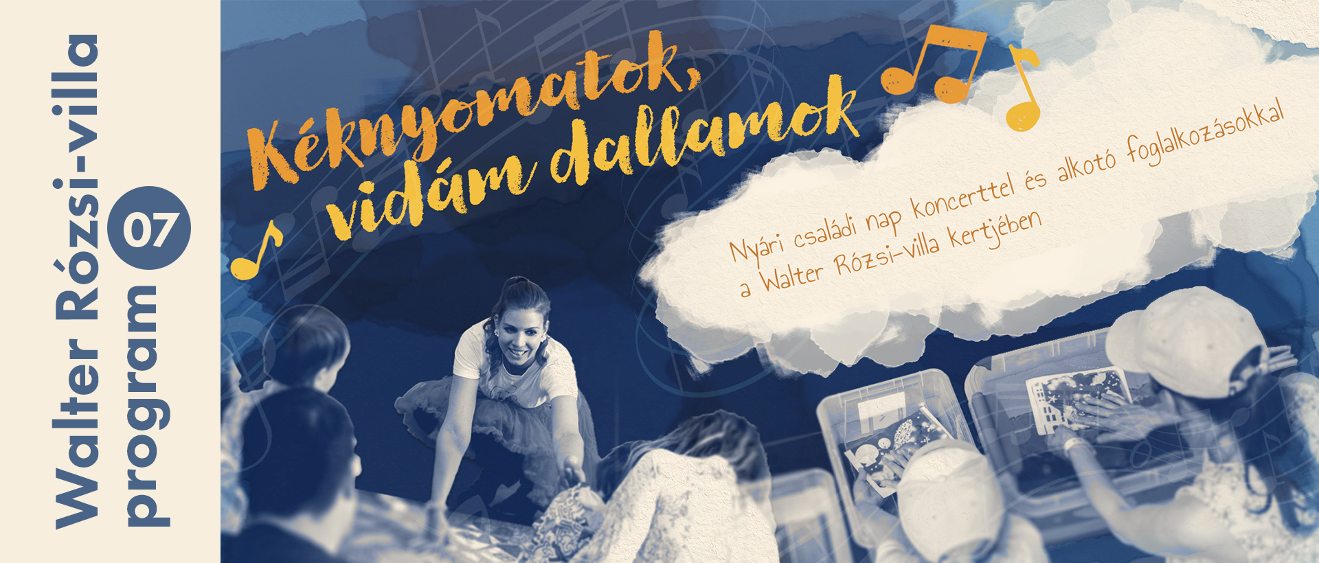 KÉK NYOMATOK, VIDÁM DALLAMOK