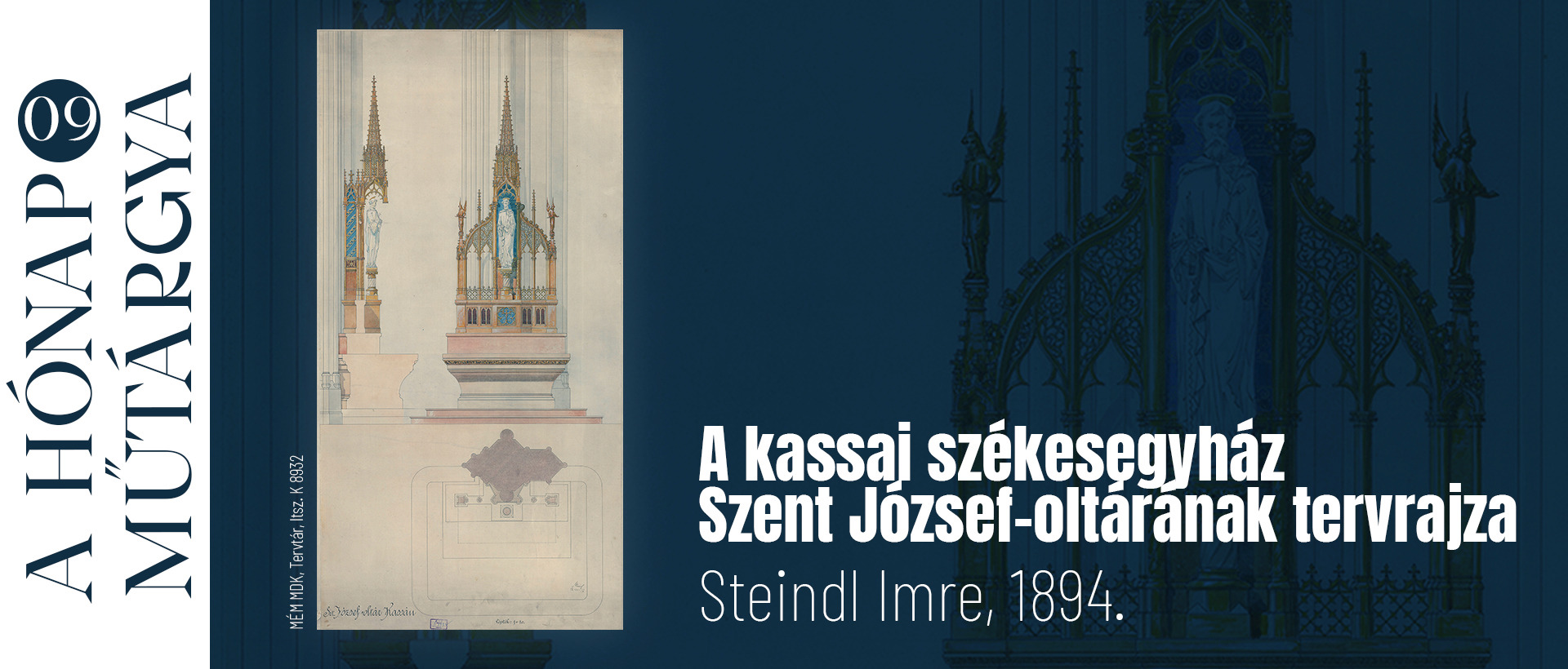 A hónap műtárgya - 2026. szeptember