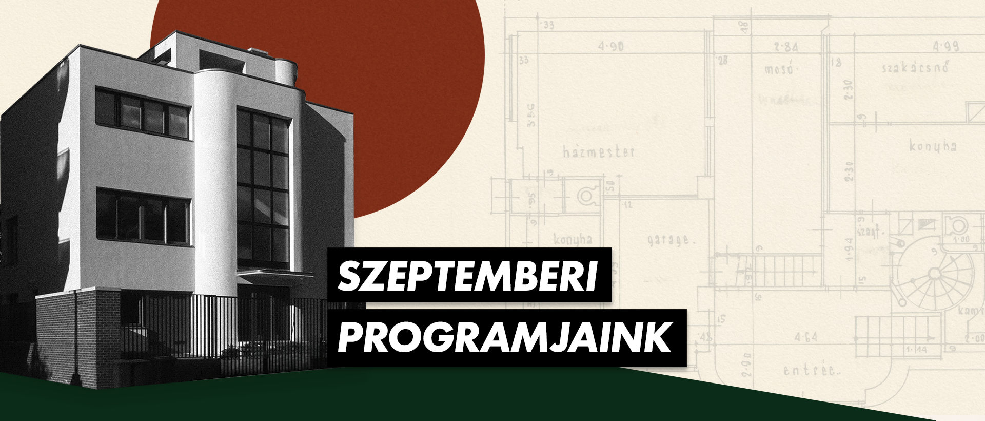 Szeptemberi programjaink a Walter Rózsi-villában!