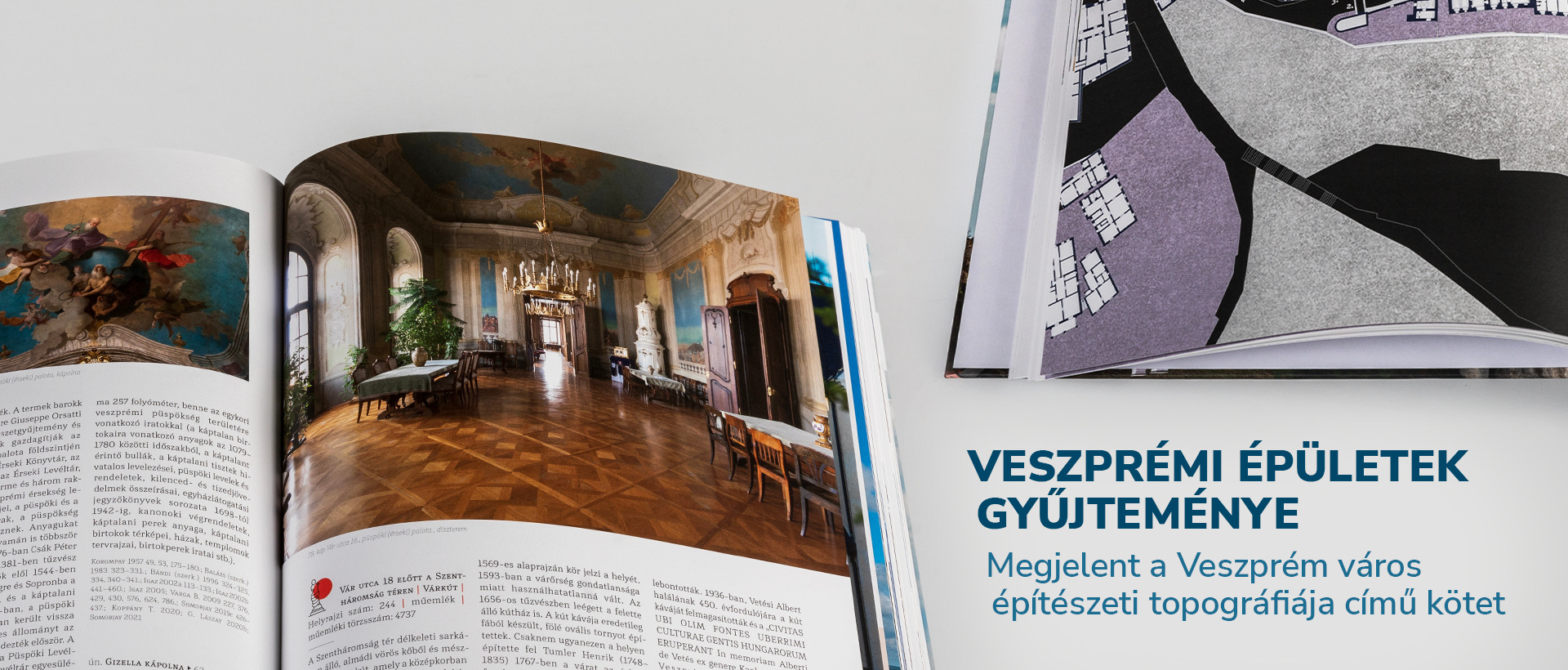 Megjelent a Veszprém város építészeti topográfiája című kötet