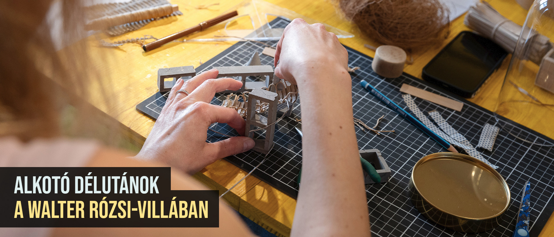 Alkotó délutánok a Walter Rózsi-villában